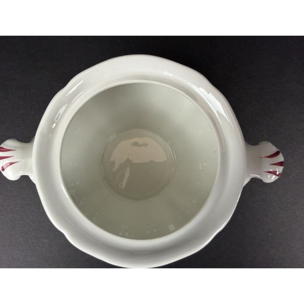 Vintage Ridgway English Garden 4424 Sugar Bowl with Lid, Floral Pattern - Picture 6 of 11